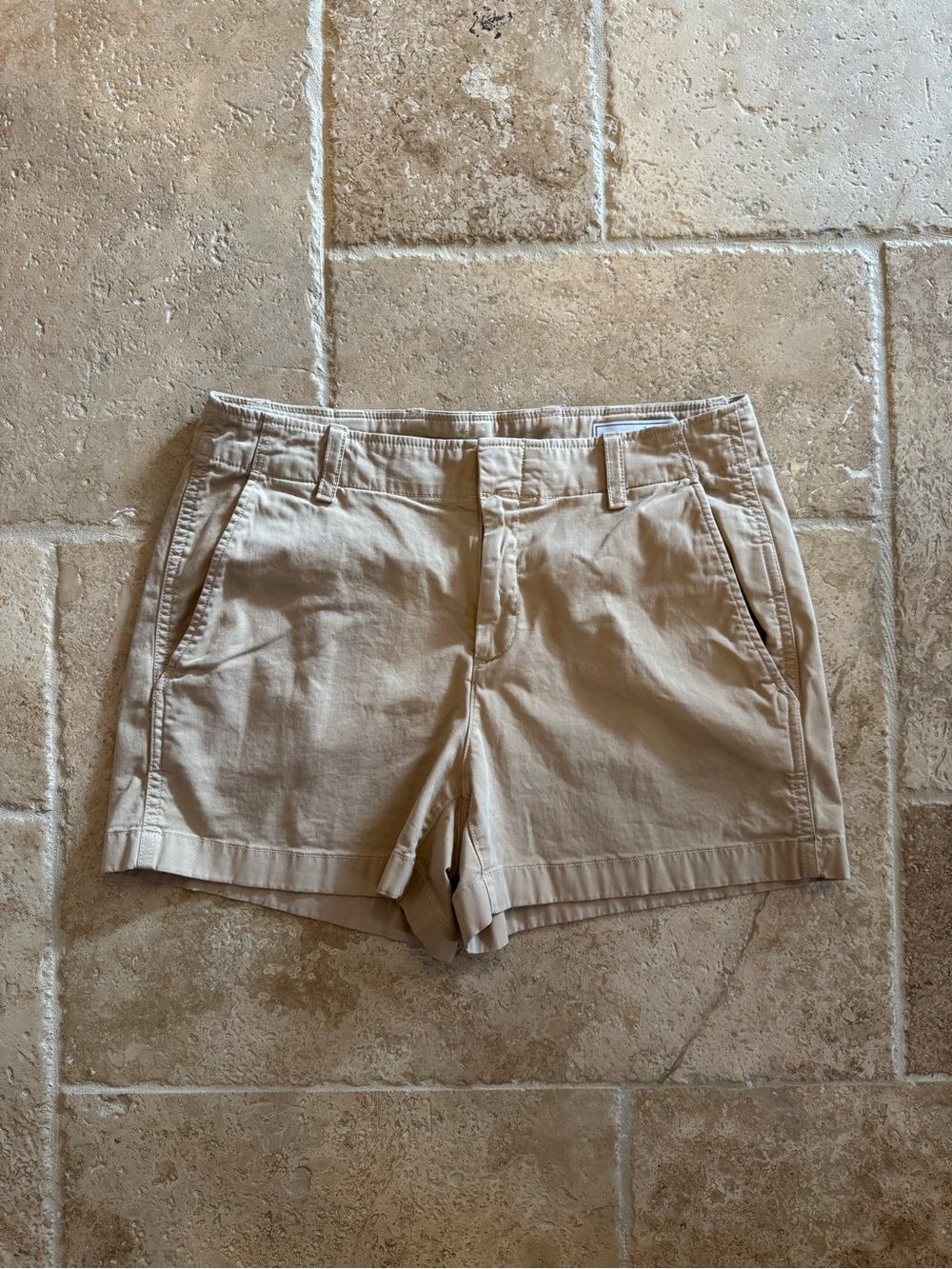GAP Women's Tan Cotton Chino Shorts